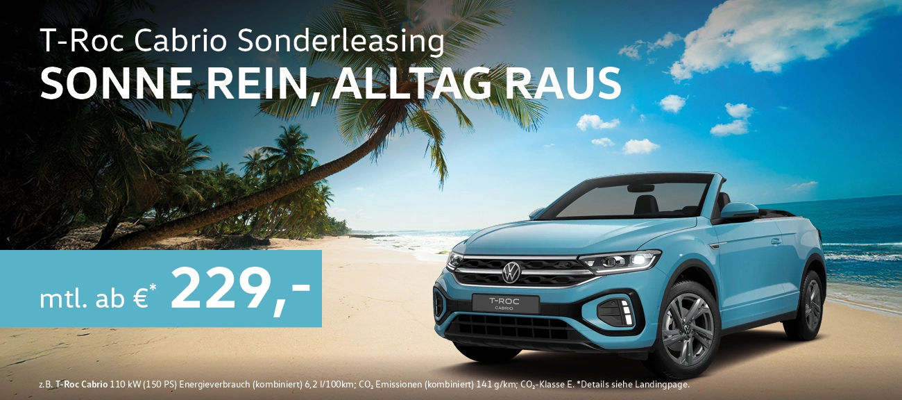T-Roc Cabrio Sonderleasing