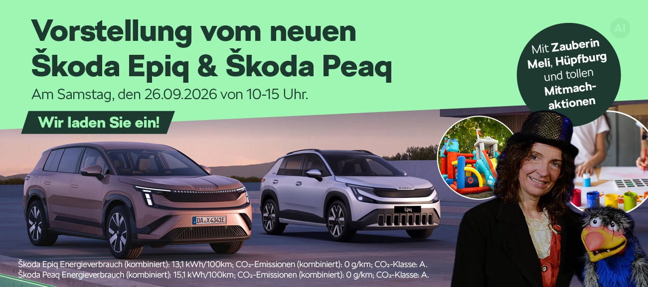 Vorstellung Škoda Epiq & Škoda Peaq