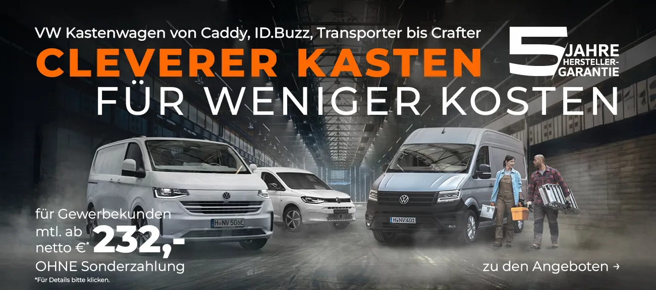 VW Kastenwagen Aktion