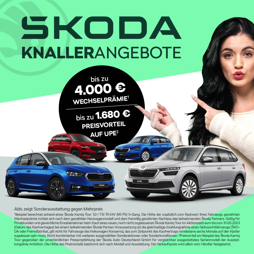 Skoda Knallerangebote
