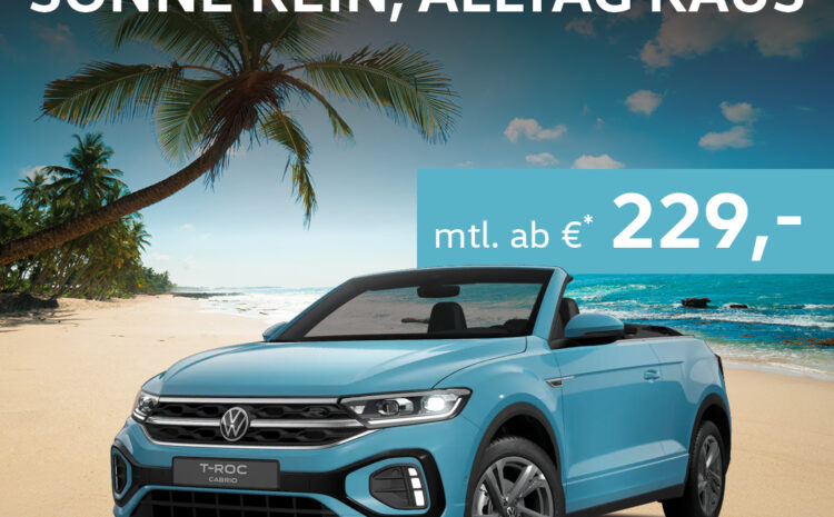  T-Roc Cabrio Sonderleasing
