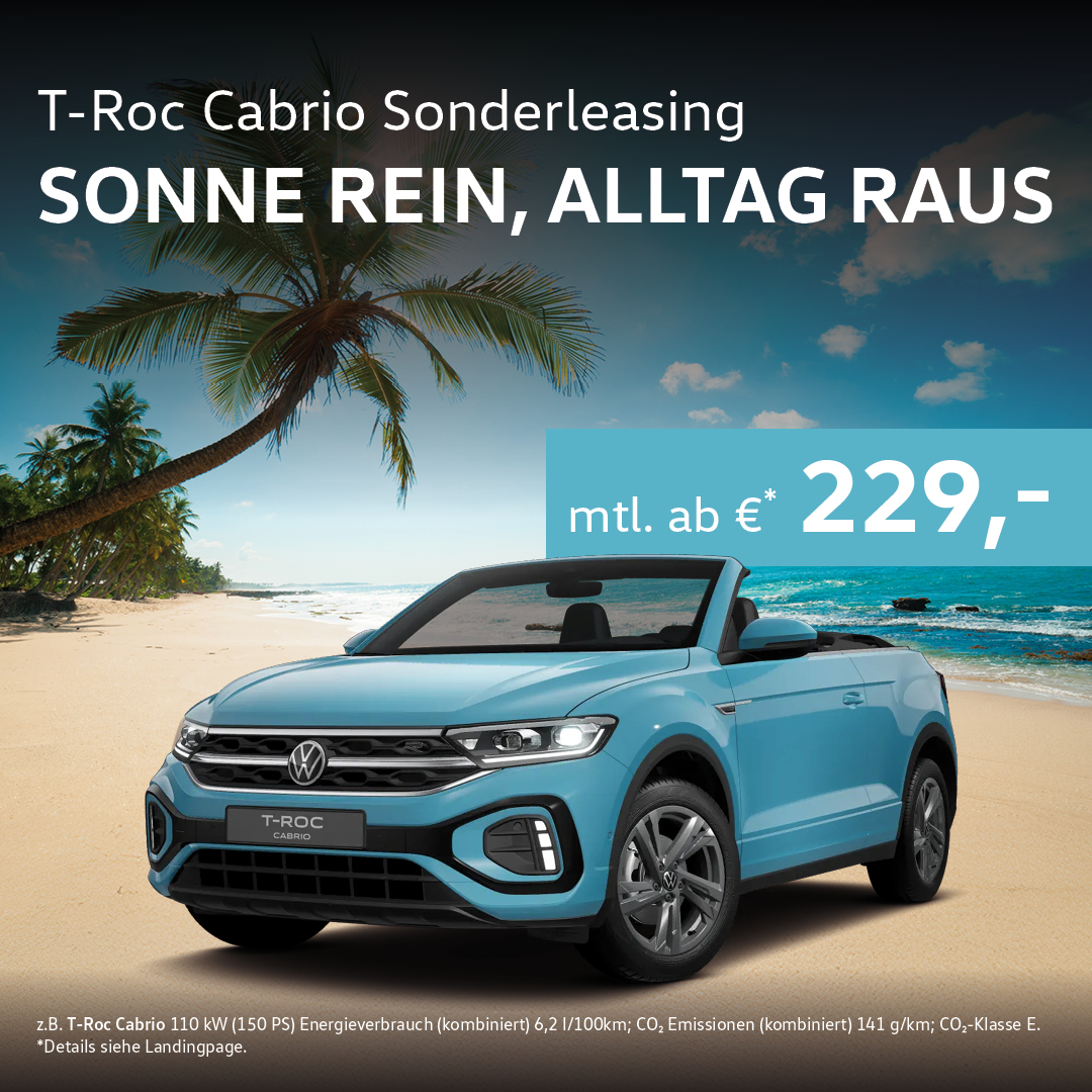 T-Roc Cabrio Sonderleasing