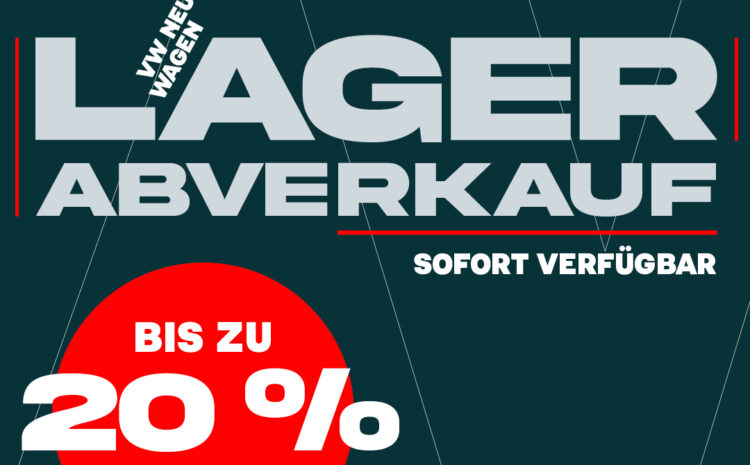  Lagerabverkauf Aktion