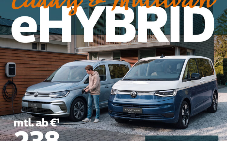  VW Caddy und Multivan eHybrid