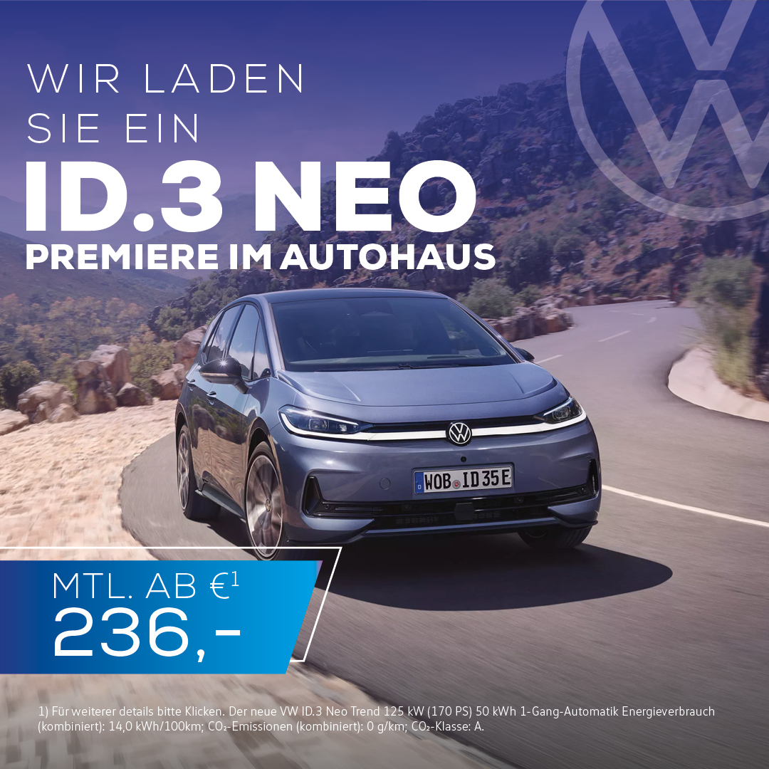 Der neue VW ID.3 Neo