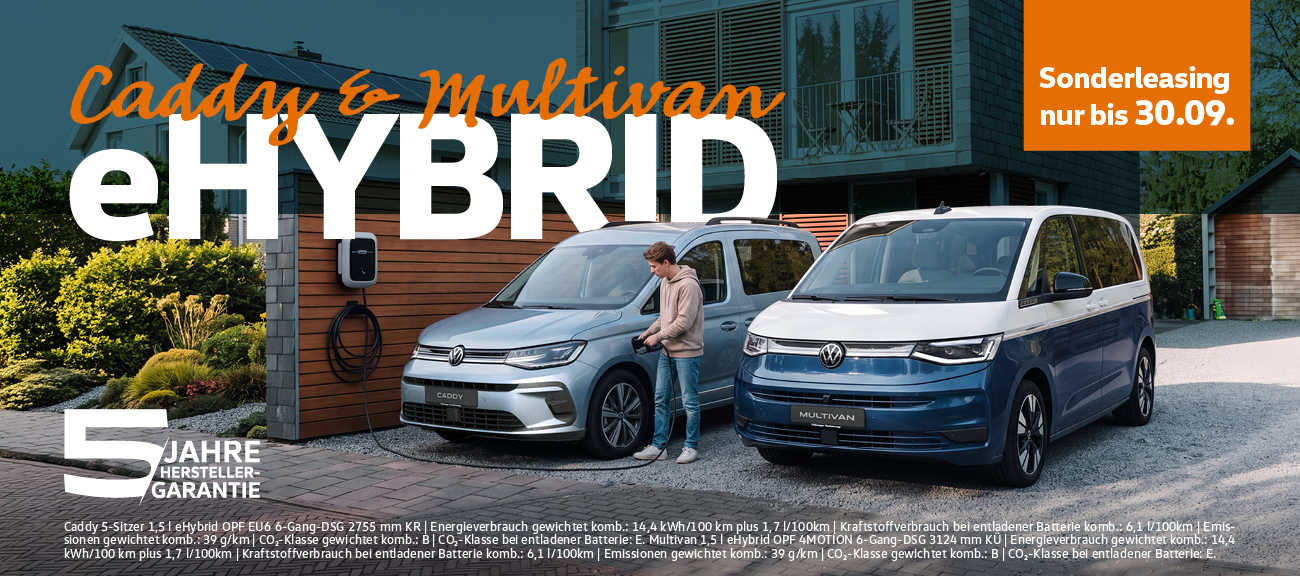 VW Caddy und Multivan eHybrid