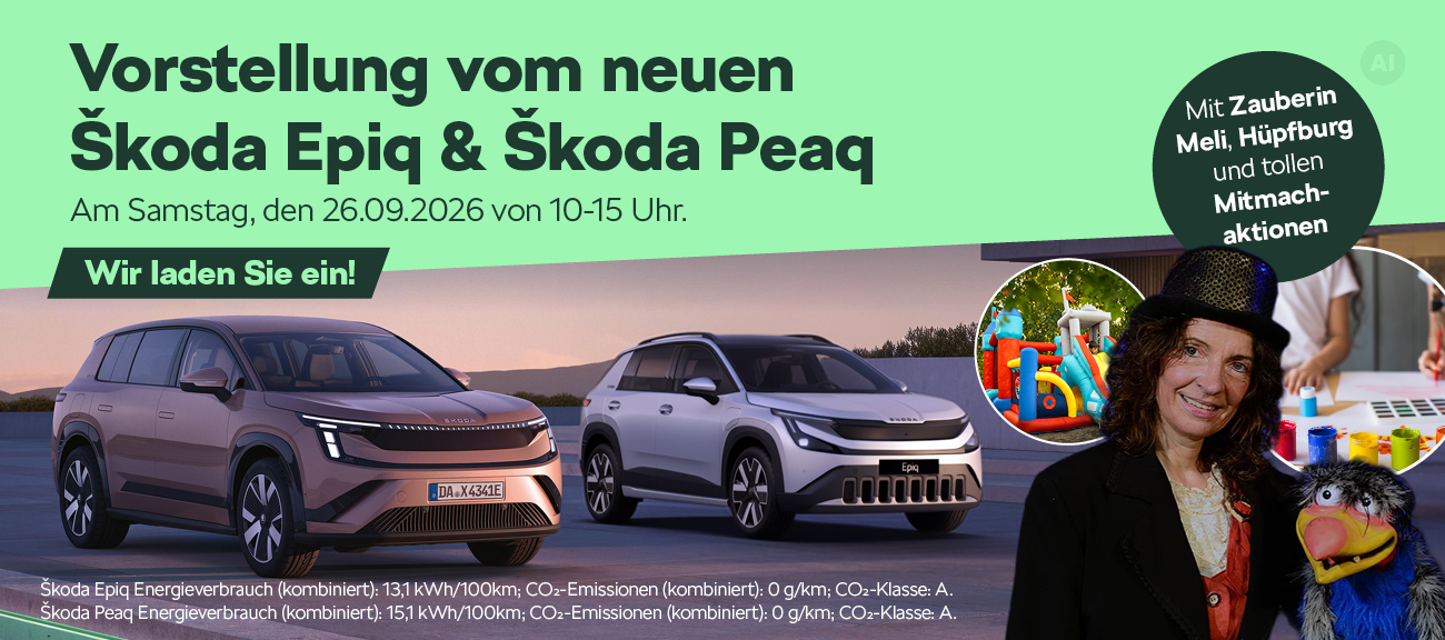 Vorstellung Škoda Epiq & Škoda Peaq